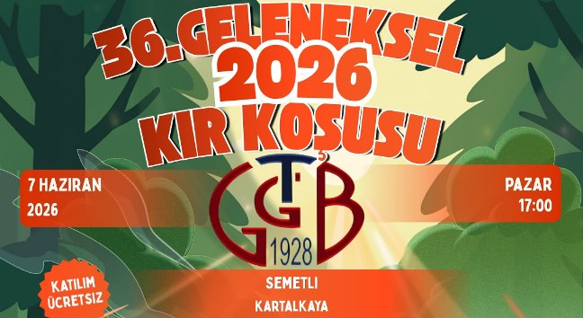 GTGB'nin düzenlediği geleneksel Kır Koşusu 7 Haziran’da