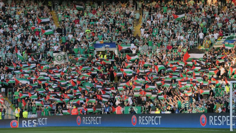Filistin'e destek veren Celtic'e UEFA'dan para cezası