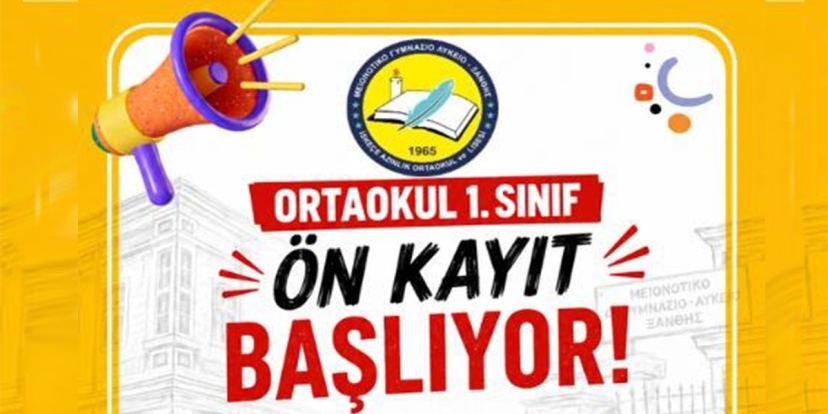 İskeçe Azınlık Ortaokuluna kayıtlar 10 Haziran’da başlıyor