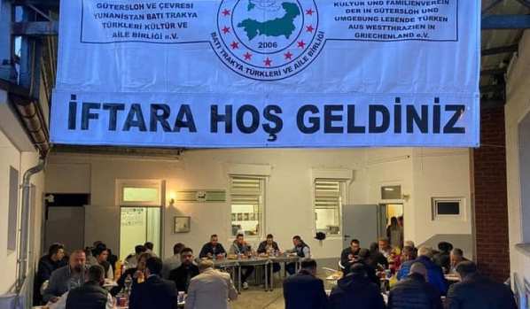 Batı Trakya Türkleri Gütersloh şehrindeki iftar sofrasında buluştu