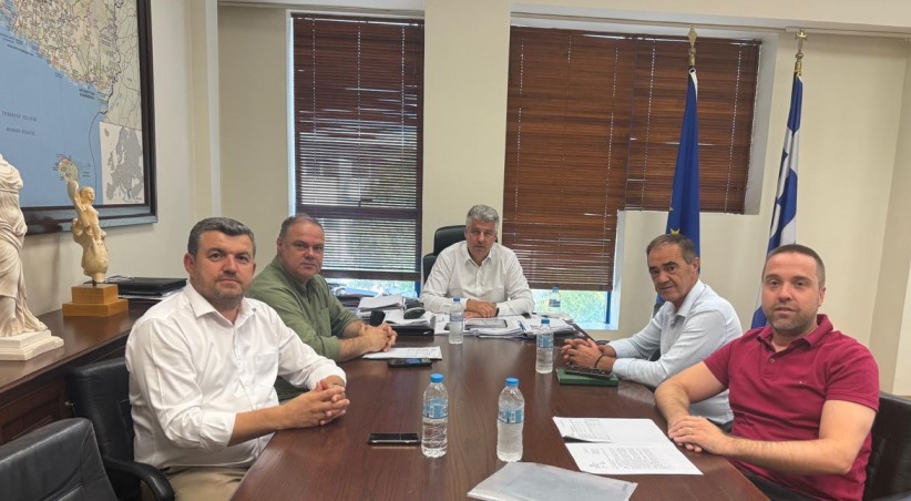 Erdem Hüseyin ve Apostolos İoannu’dan, DMT Bölge Başkanı Topsidis’e ziyaret