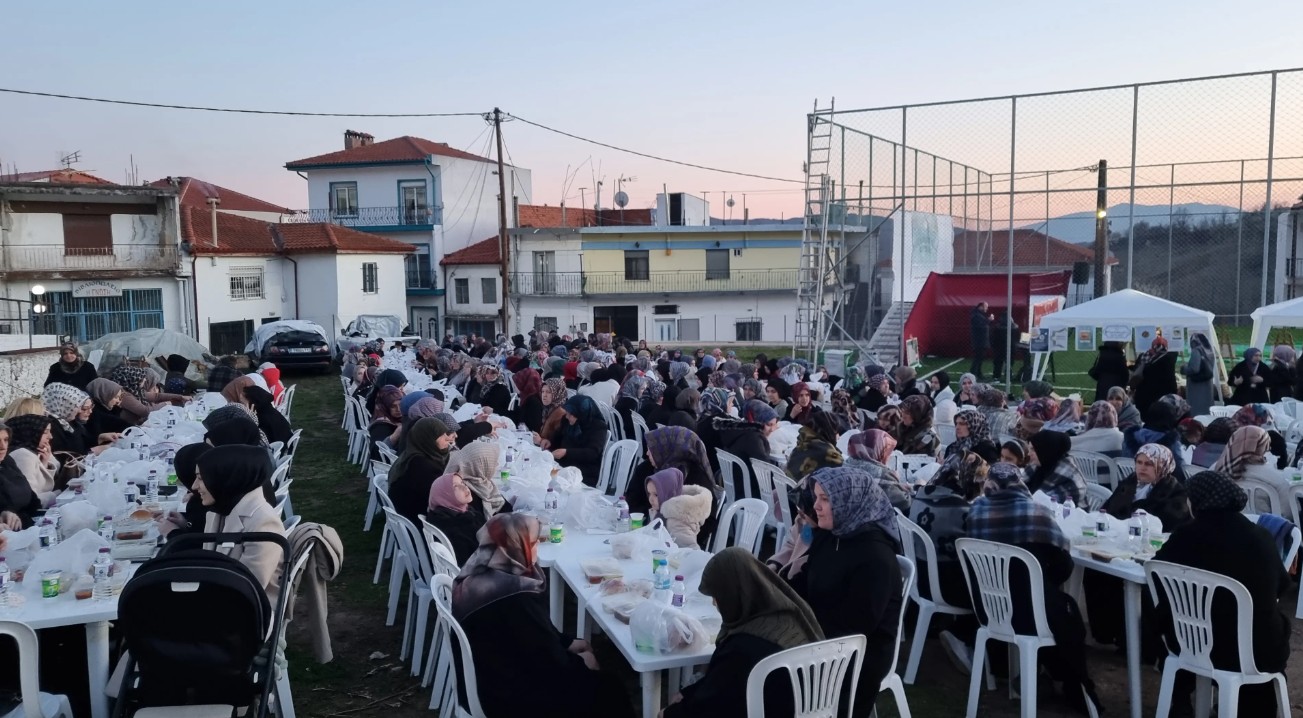 Paşevik köyünde iftar programı düzenledi