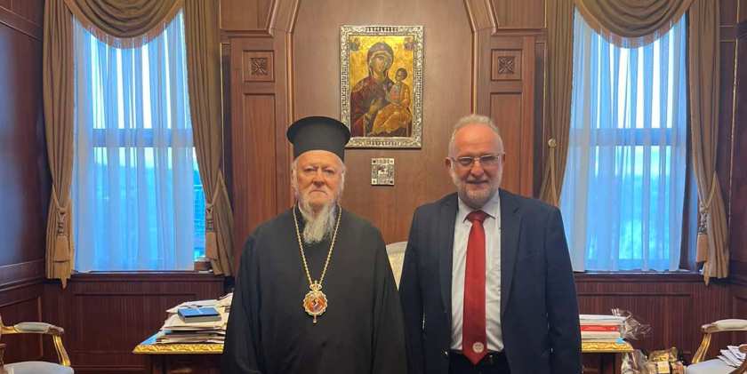 Haritopulos Patrik Vartholomeos’u ziyaret etti