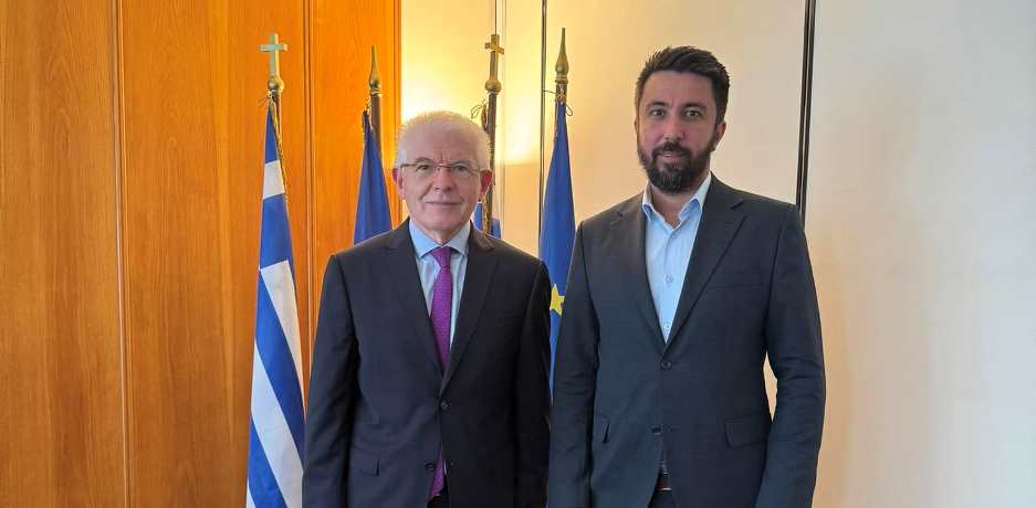 Ferhat, Atina’da ELGA Başkanı Likurencos ile görüştü
