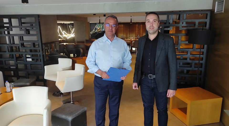 Belediye Başkanı Erdem Hüseyin, Ulaştırma Bakanı Hristos Staikuras ile görüştü