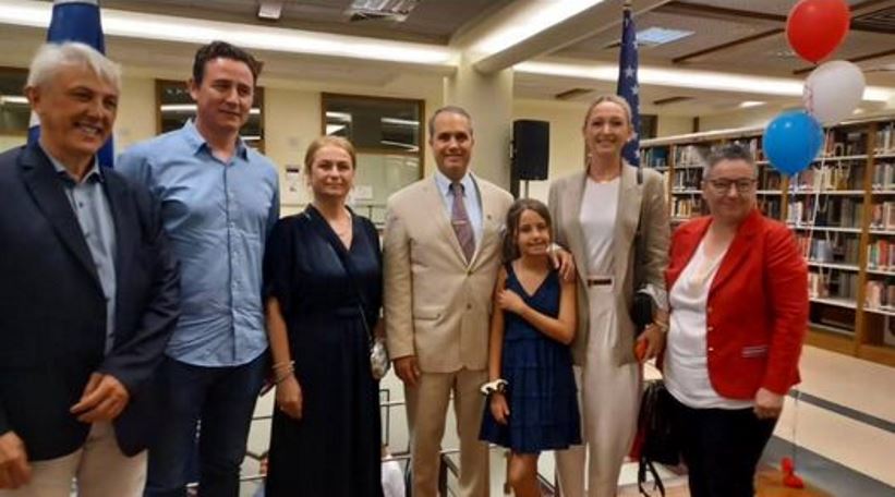DEB Partisi Başkanı Çiğdem Asafoğlu ABD Bağımsızlık Günü resepsiyonuna katıldı