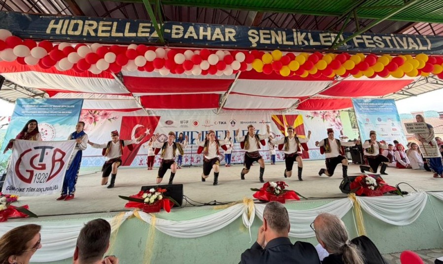 GTGB Halk Oyunları ekibi 33. Uluslararası Hıdırellez Bahar Şenlikleri Festivaline katıldı