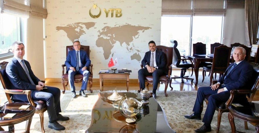 BTTDD Genel Başkanı Hasan Küçük’ten, YTB Başkanı Abdullah Eren’e ziyaret
