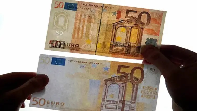 Sahte 50 euroluk banknotlara dikkat!
