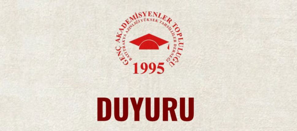 Genç Akademisyenler Topluluğu genel kurula hazırlanıyor
