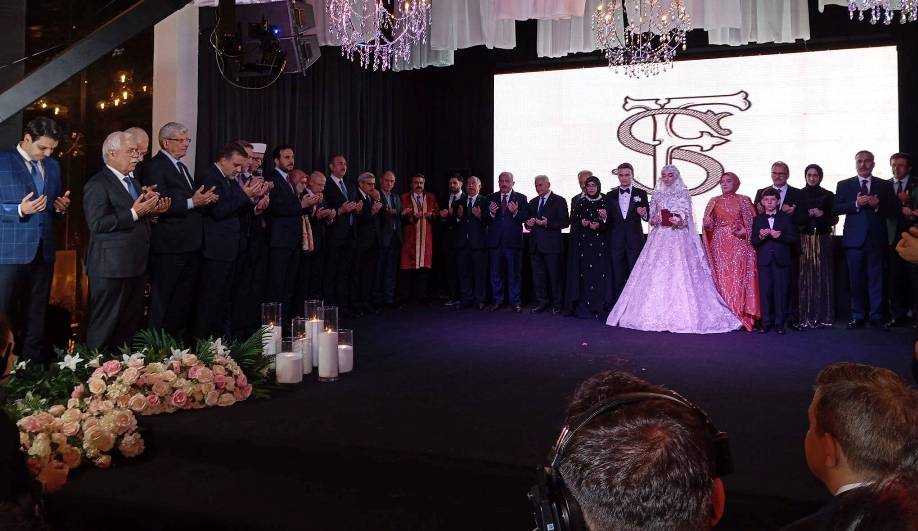 BTTADK Başkanı Mustafa Trampa ve Gümülcine Müftüsü İbrahim Şerif, Çavuşoğlu ailesinin düğününe katıldı