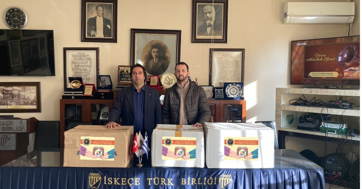 "PAYLAŞIYORUZ" kampanyasında yardım malzemeleri Mustafçova Gençlik Derneği'ne teslim edildi