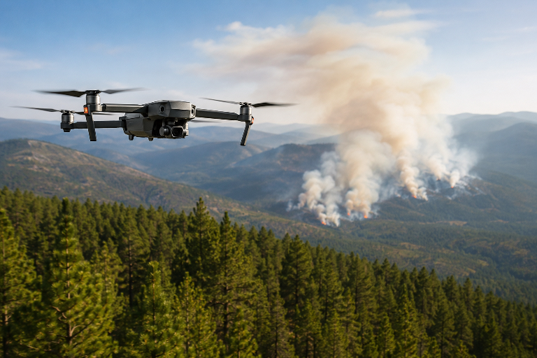 Orman yangınlarına karşı drone önlemi