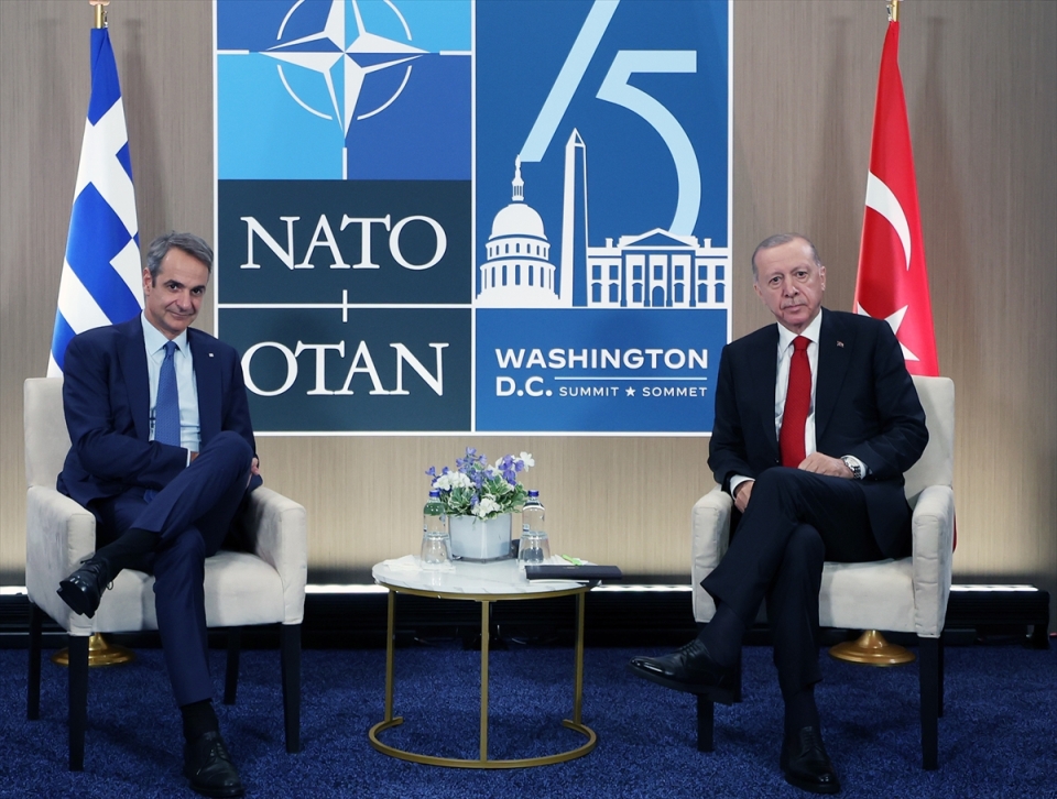 Erdoğan ve Miçotakis, iki ülke ilişkilerini görüştü
