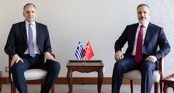 Dışişleri bakanları Fidan ve Yerapetridis görüştü