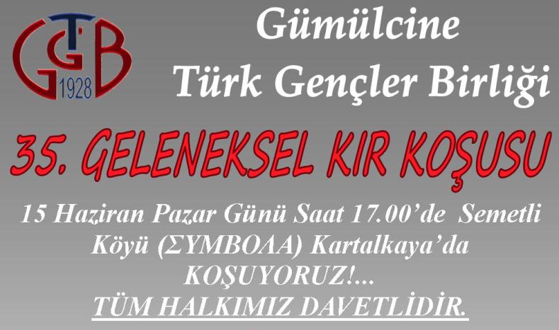 Geleneksel Kır Koşusu 15 Haziran’da