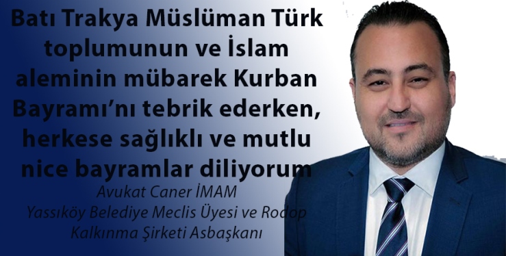 Caner İmam’dan bayram mesajı