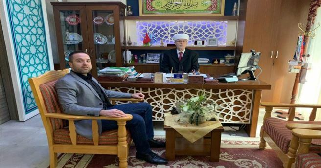 Erdem Hüseyin’den Müftü İbrahim Şerif’e ziyaret