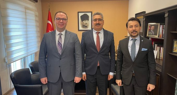 Rektör Şahin’den, Başkonsolos Aykut Ünal’a ziyaret