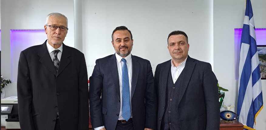 Müftü Şerif ve GTGB Başkanı Hasan’dan Yassıköy Belediyesine ziyaret