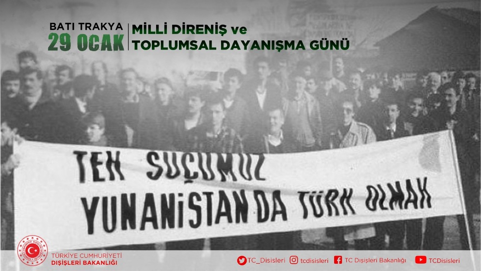 Türkiye Dışişleri: “Soydaşlarımızın haklarının takipçisi ve her daim yanlarında olduğumuzu bir kez daha vurguluyoruz”