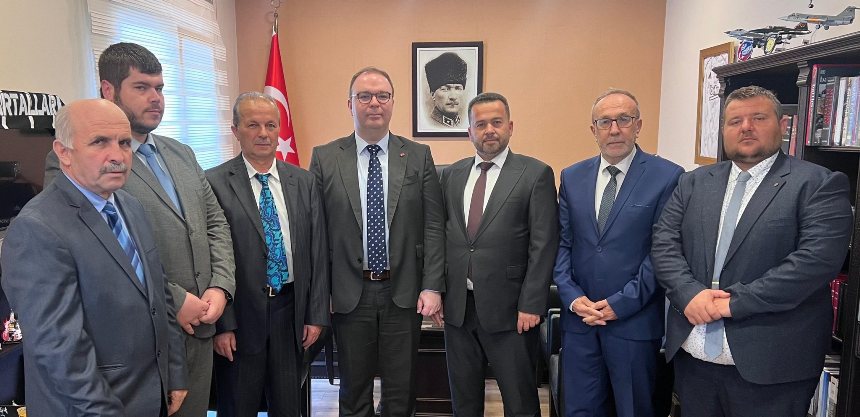 Din Görevlileri Derneğinden Gümülcine Başkonsolosu Aykut Ünal’a ziyaret