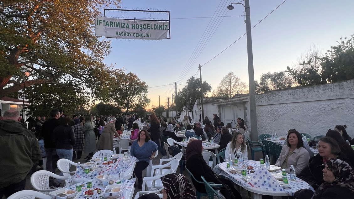 Hasköy’de toplu iftar programı düzenlendi