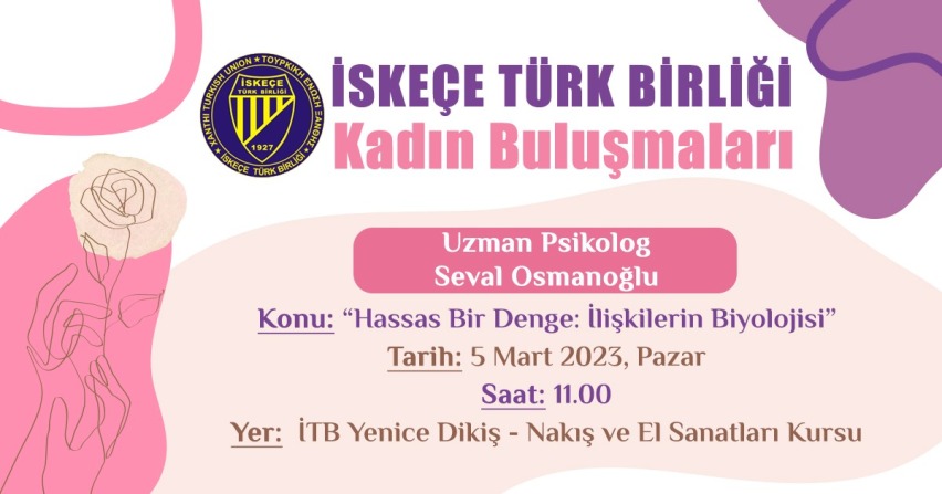 “İskeçe Türk Birliği Kadın Buluşmaları”nın ikinci etkinliği Yenice’de