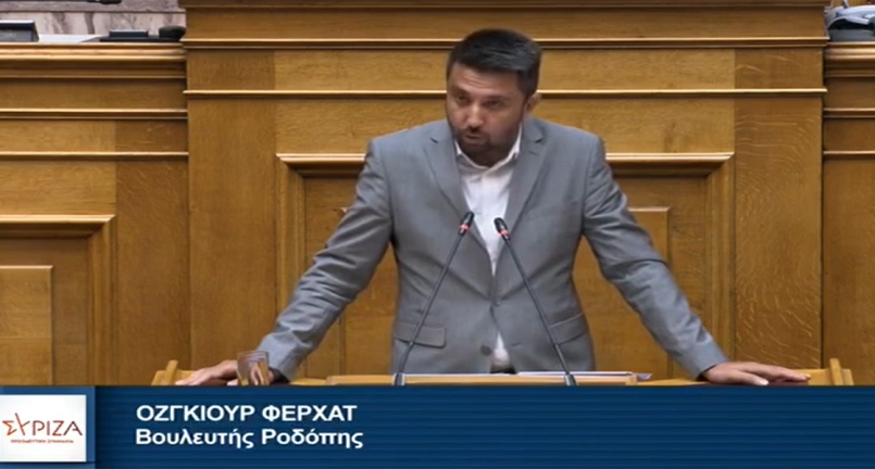 Milletvekili Özgür Ferhat meclis genel kurulunda konuştu