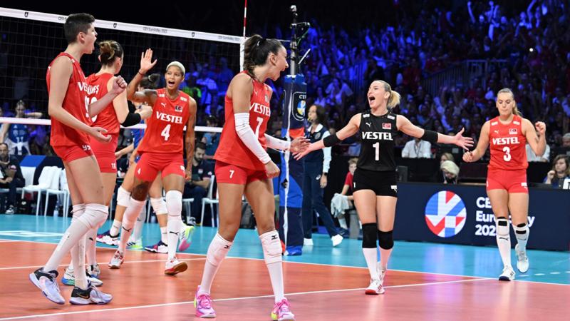 Türkiye A Milli Kadın Voleybol Takımı Avrupa Şampiyonu