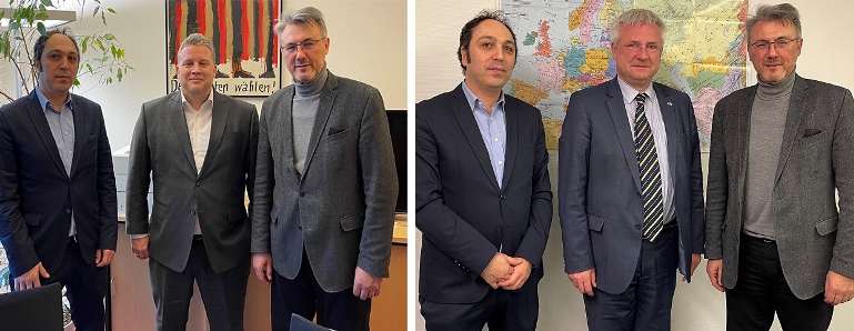 ABTTF Başkanı Berlin’de Bundestag üyesi milletvekilleri ile görüştü