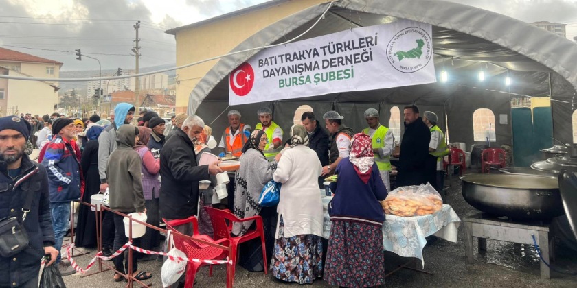 BTTDD Bursa Şubesinden Malatya'da iftar programı