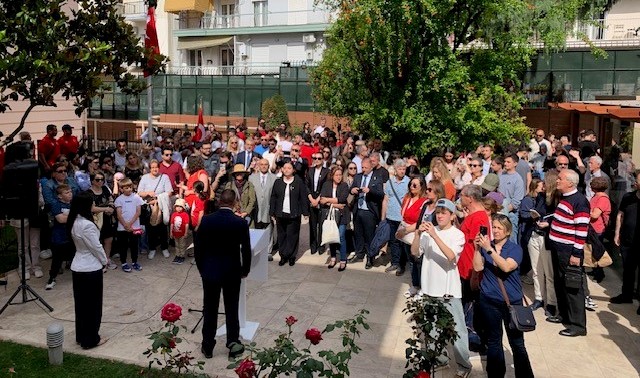 Selanik'teki Atatürk Evi'nde 19 Mayıs dolayısıyla tören düzenlendi