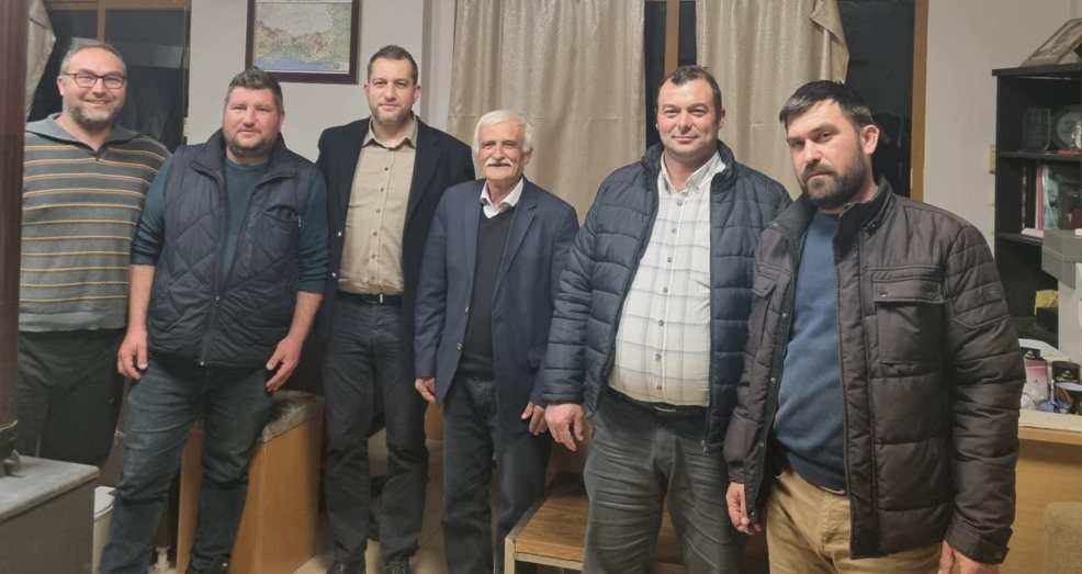 Encümenler Birliği Derneği Başkanı Mehmet Duban, Güney Meriç Derneğine nezaket ziyaretinde bulundu