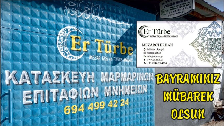 'Er Türbe' sahibi Mezarcı Erhan’dan bayram tebriği