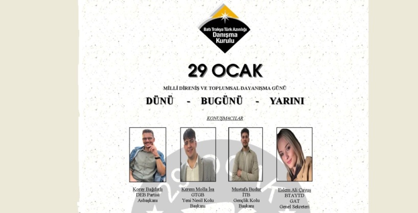 29 Ocaklar için anma etkinliği programı açıklandı