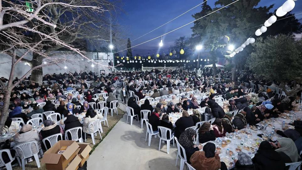 Gökçeler’de toplu iftar programı yoğun katılımla gerçekleştirildi