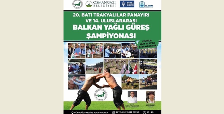Batı Trakyalılar Bursa'daki panayırda buluşuyor