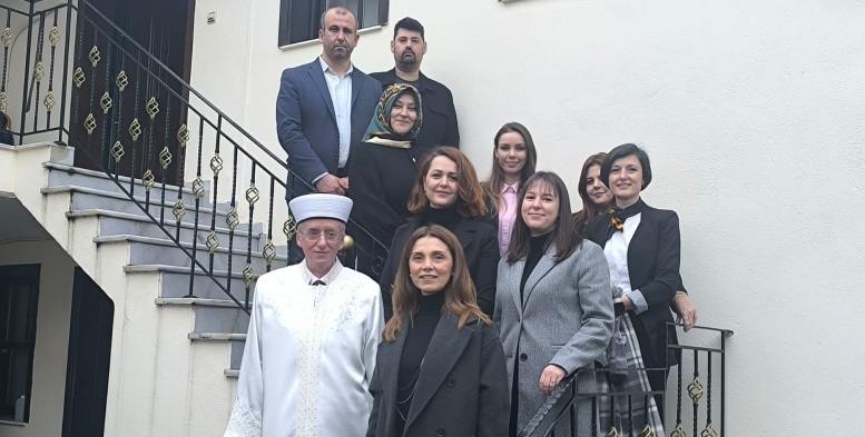 BTAYTD’nin yeni yönetiminden İskeçe Müftüsü Mustafa Trampa’ya ziyaret