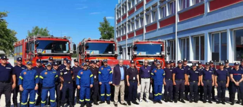 Yunanistan'a Avrupalı itfaiyecilerden destek