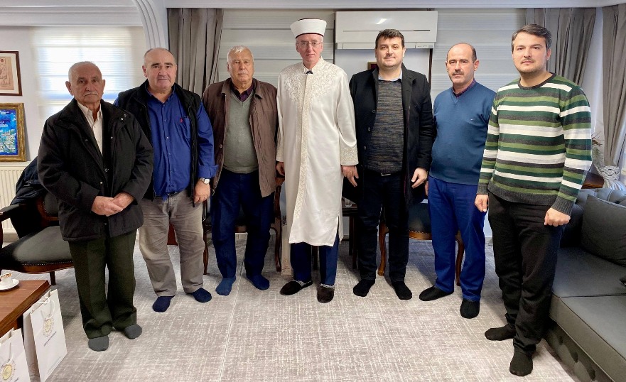 Seyyid Ali Sultan Dergahı inanç önderlerinden Müftü Trampa’ya ziyaret