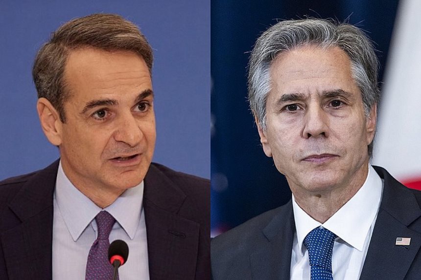 Miçotakis, ABD Dışişleri Bakanı Blinken ile telefonda görüştü