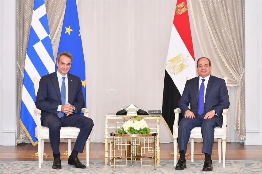 Başbakan Miçotakis ve Mısır Cumhurbaşkanı Sisi ikili işbirliğini ele aldı