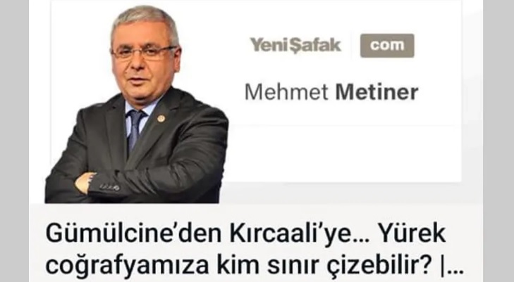 Mehmet Metiner’den “Mütekabiliyet” vurgusu