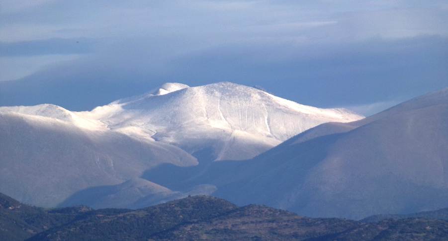 Olimpos’a kar yağdı