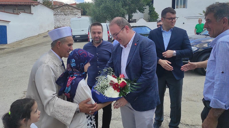 Gümülcine Başkonsolosu Aykut Ünal, Payamlar köyünde soydaşlarla bir araya geldi