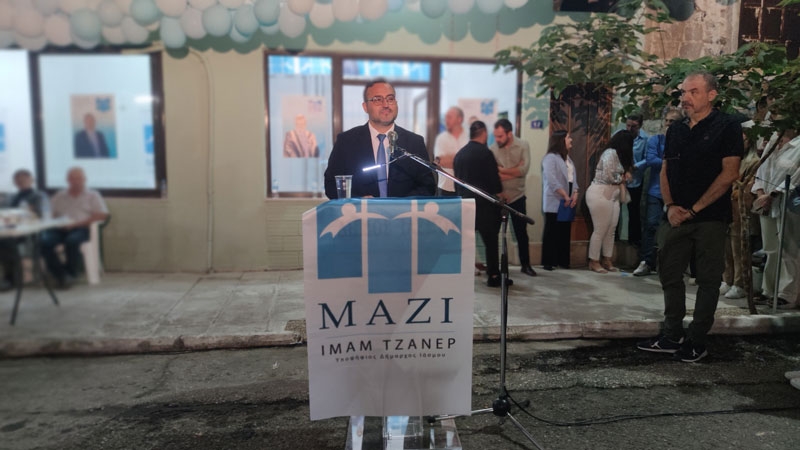 Caner İmam seçim bürosunun açılışını gerçekleştirdi