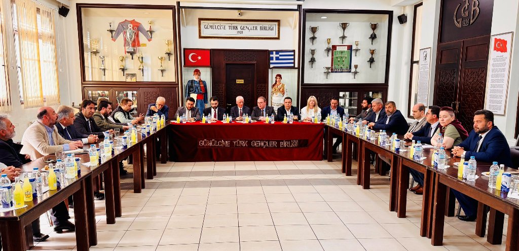 AK Parti Dış İlişkiler Başkan Yardımcısı Burak Sarman Batı Trakya’da temaslarda bulundu