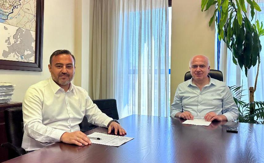 Caner İmam, Eyalet Başkanı Metios ile görüştü