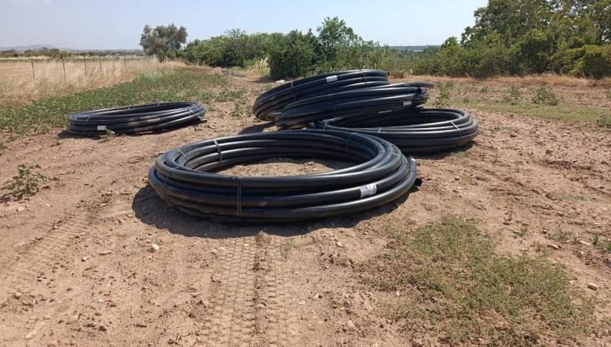 Yuvacılı köyü üreticilerine sulama boru hattı desteği